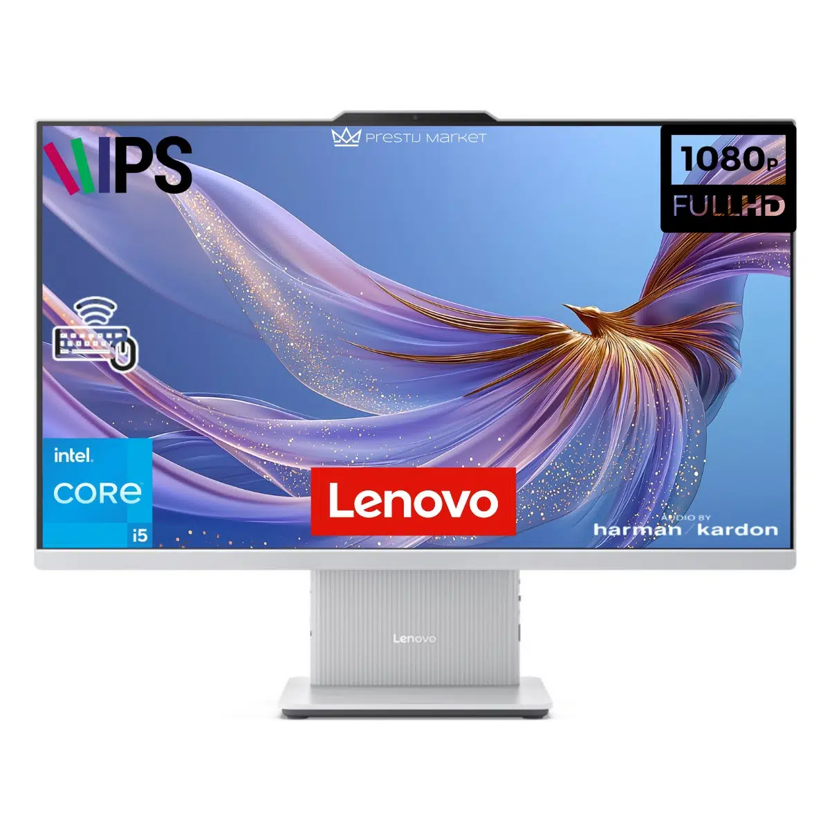 Ideacentre Aıo Intel Core I5 13420H 24GB Ram 512GB SSD 24" Fhd WIN11 All In One Bilgisayar F0HN0053TR-P3
