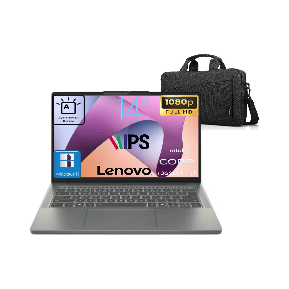 Ideapad Slim 3 14IRH10 P2 Intel I7 13620H Ddr5 24 GB 512 GB 14'' WIN11 83K0002ATR Taşınabilir Bilgisayar