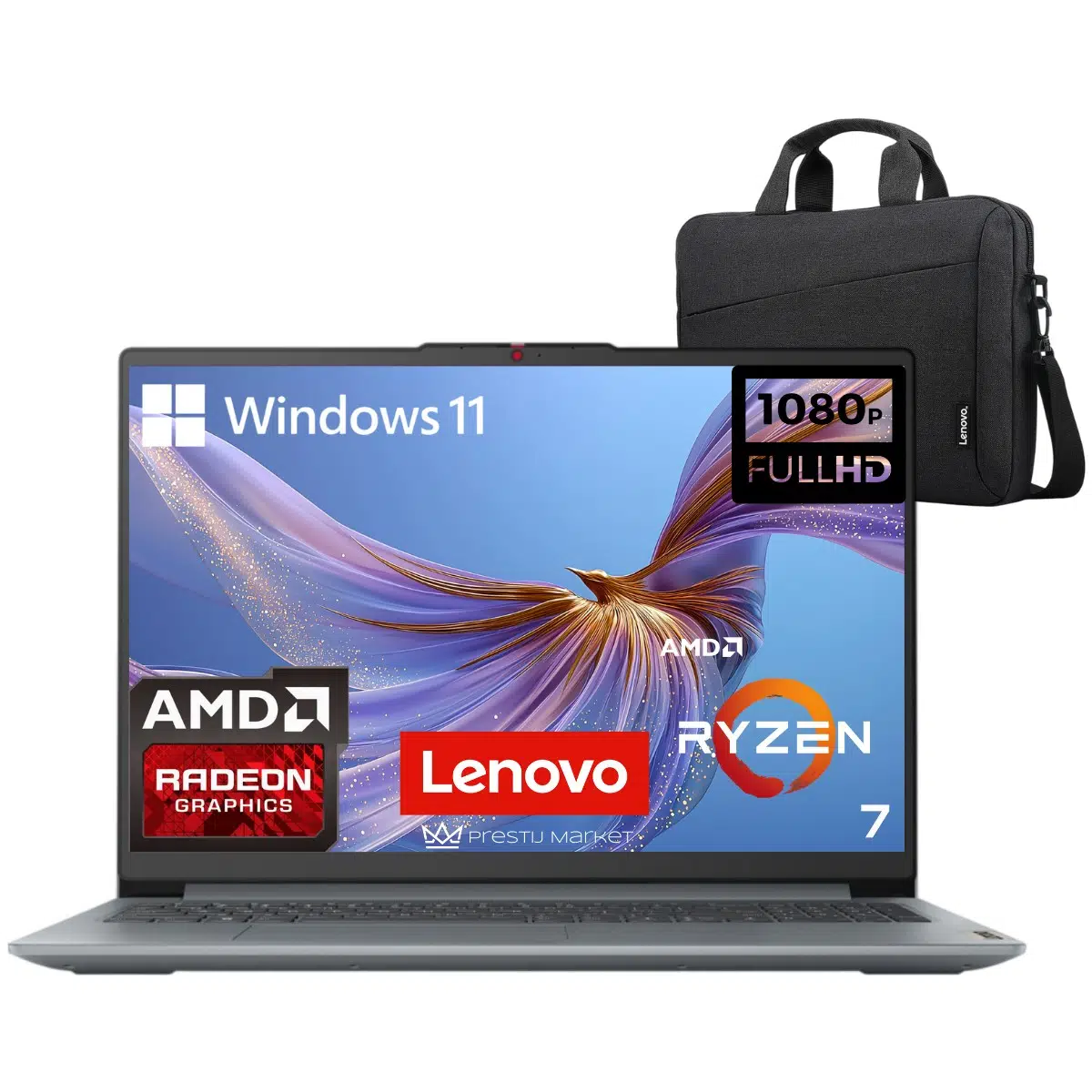Ideapad Slim 3 Amd Ryzen 7 5825U 8gb 1tb SSD 15.6" Fhd Windows 11 Pro Taşınabilir Bilgisayar 82XM00U8TX P2 - Lenovo Çanta