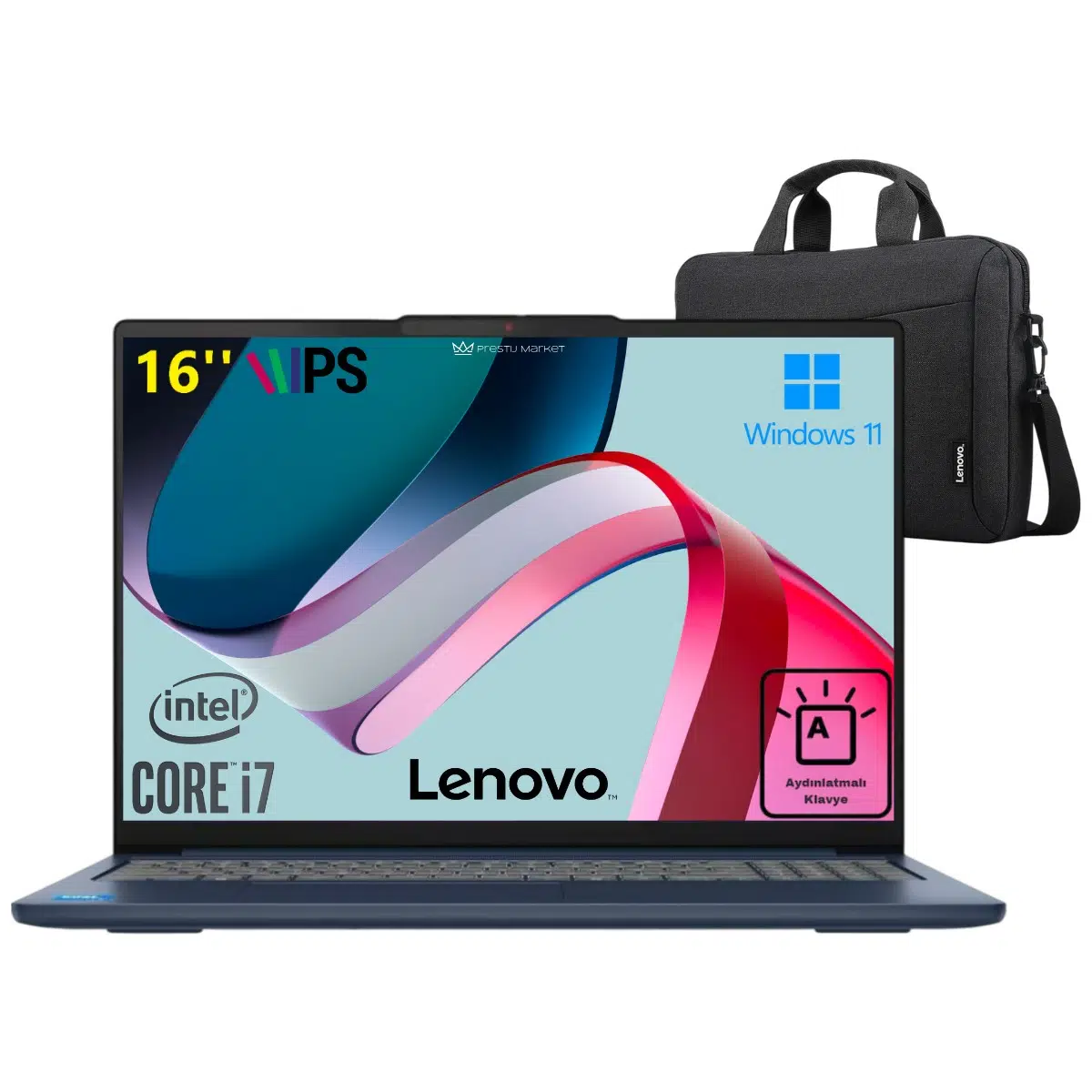 Ideapad Slim 5 16IRH10 P3 Intel Core I7 13620H 16 GB 512GB SSD WIN11 Home 16'' IPS Taşınabilir Bilgisayar (Lenovo Çanta Hediyeli)