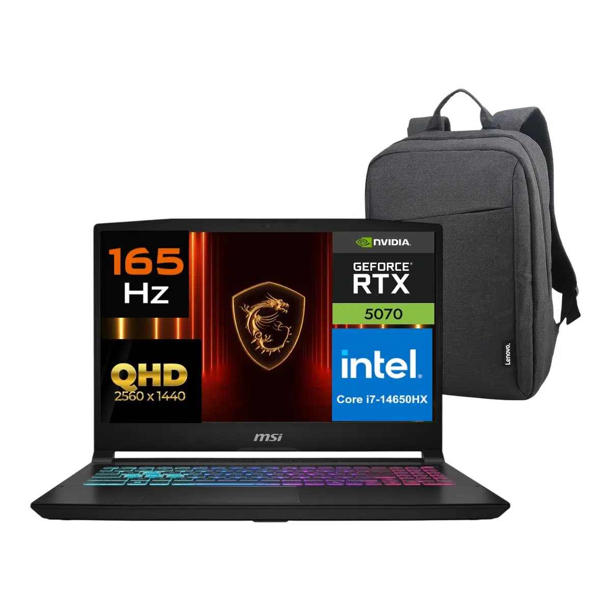 Msı Katana 15 Hx B14WGK-068XTR-P5 Intel Core I7 14650HX 32GB 2tb SSD RTX5070 Freedos 15.6" Qhd 165Hz Taşınabilir Bilgisayar