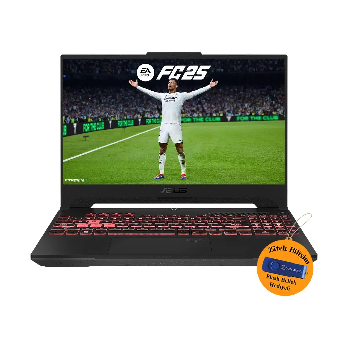Tuf Gamıng A15 R7-7435HS 16GB Ram 512GB SSD 6gb RTX4050 15.6 144Hz Dos FA507NUR-LP034 ZI700 + Zitek 16 GB Flash Bellek Taşınabilir Bilgisayar