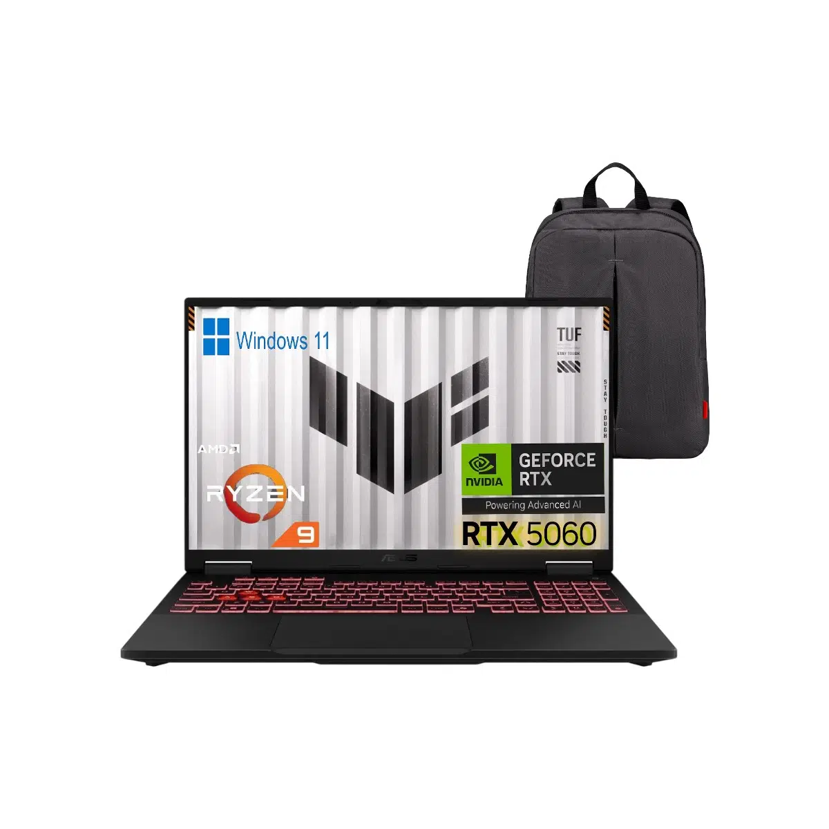 Tuf Gaming A16 FA608PM-RV026 P1 Amd Ryzen 9 8940HX 16GB 512GB SSD RTX5060-8GB 115W 16" 165Hz WIN11 Taşınabilir Bilgisayar